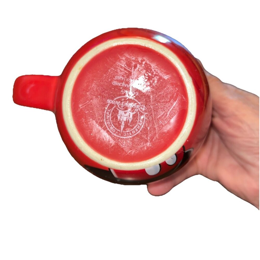 Authentic Micky Mouse Mug Large Red Disney Resort - Picture 4 of 4